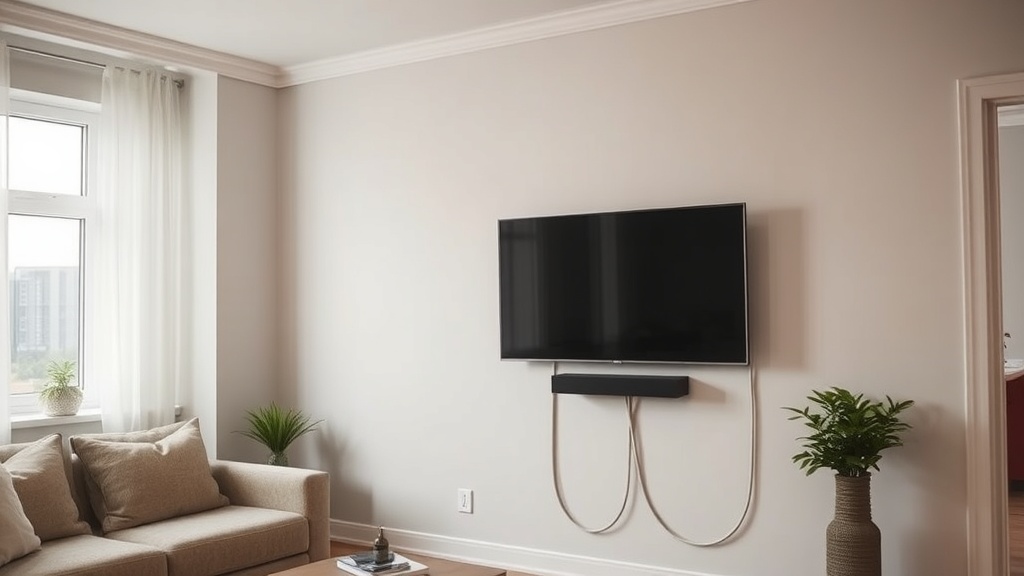 Kable za telewizorem: listwy maskujące, kanały kablowe i montaż uchwytu